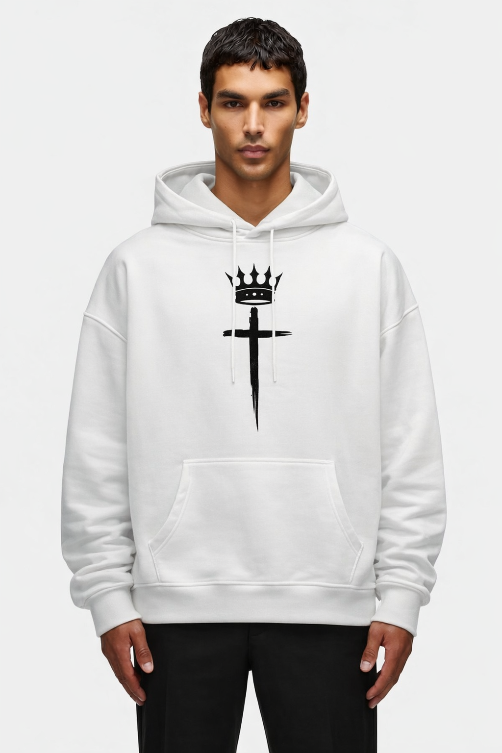 Crown and Cross Hoodie