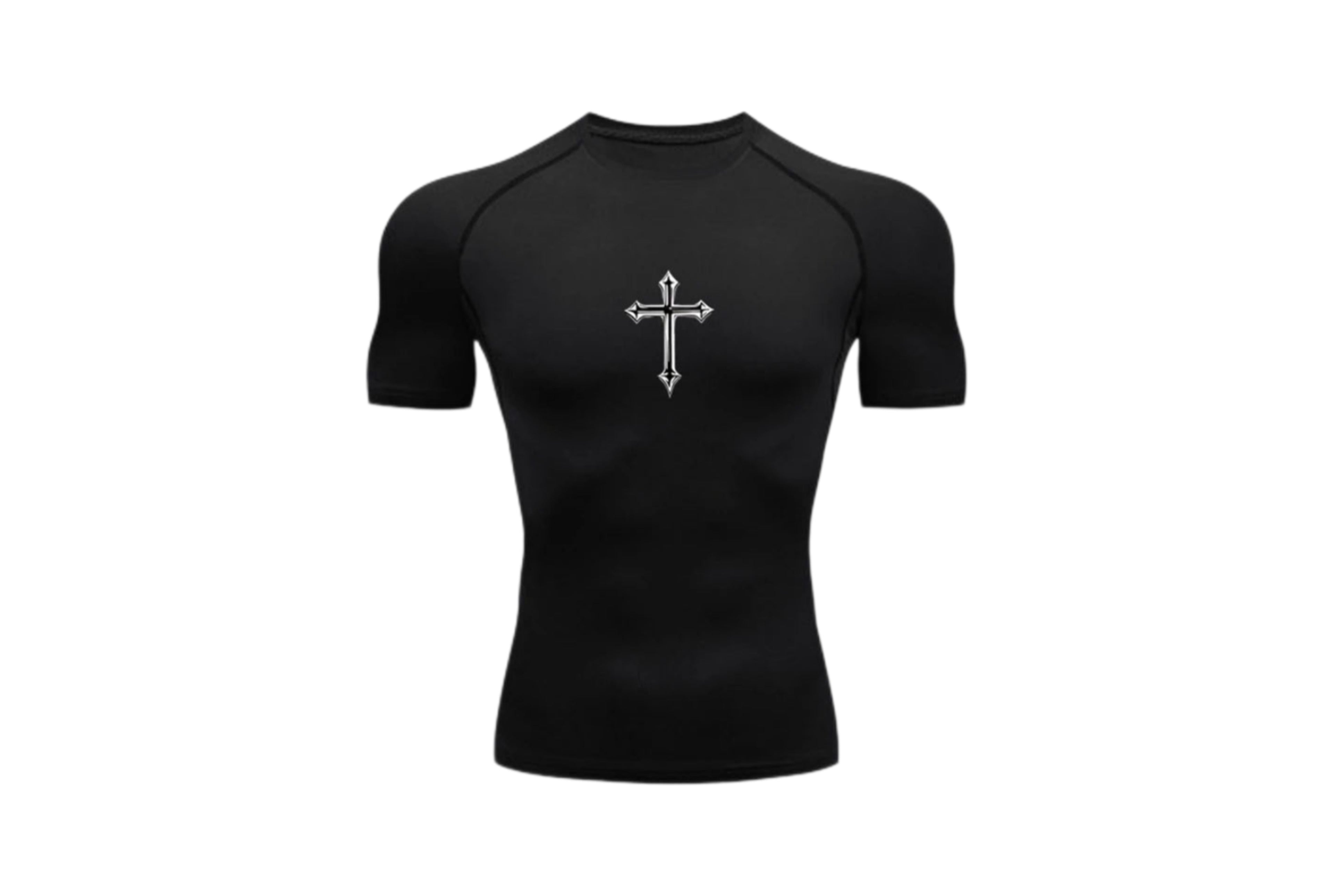 Compression shirt with Cross