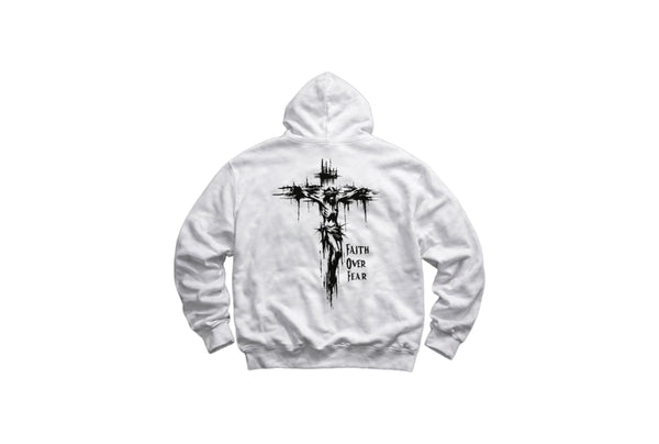 Crucifix Faith over Fear Hoodie