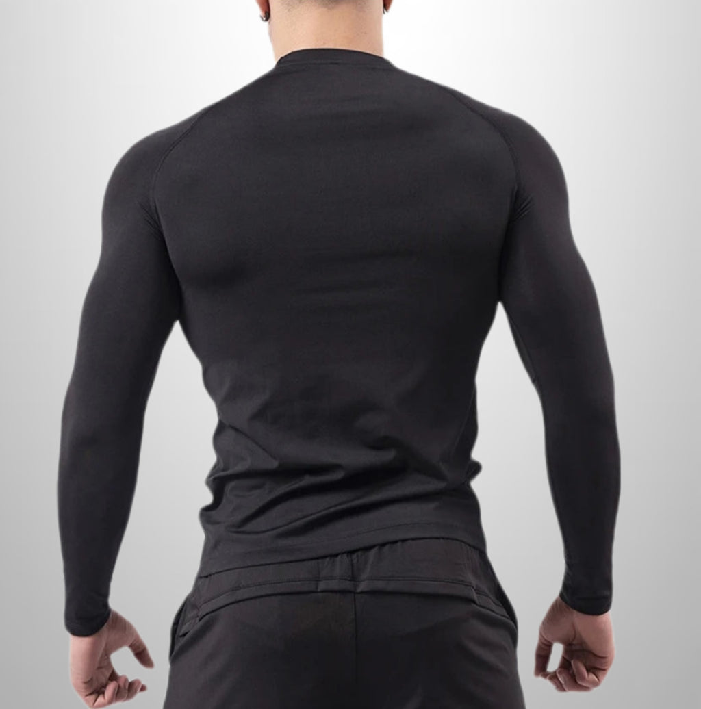 Compression longsleeve shirt with Cross
