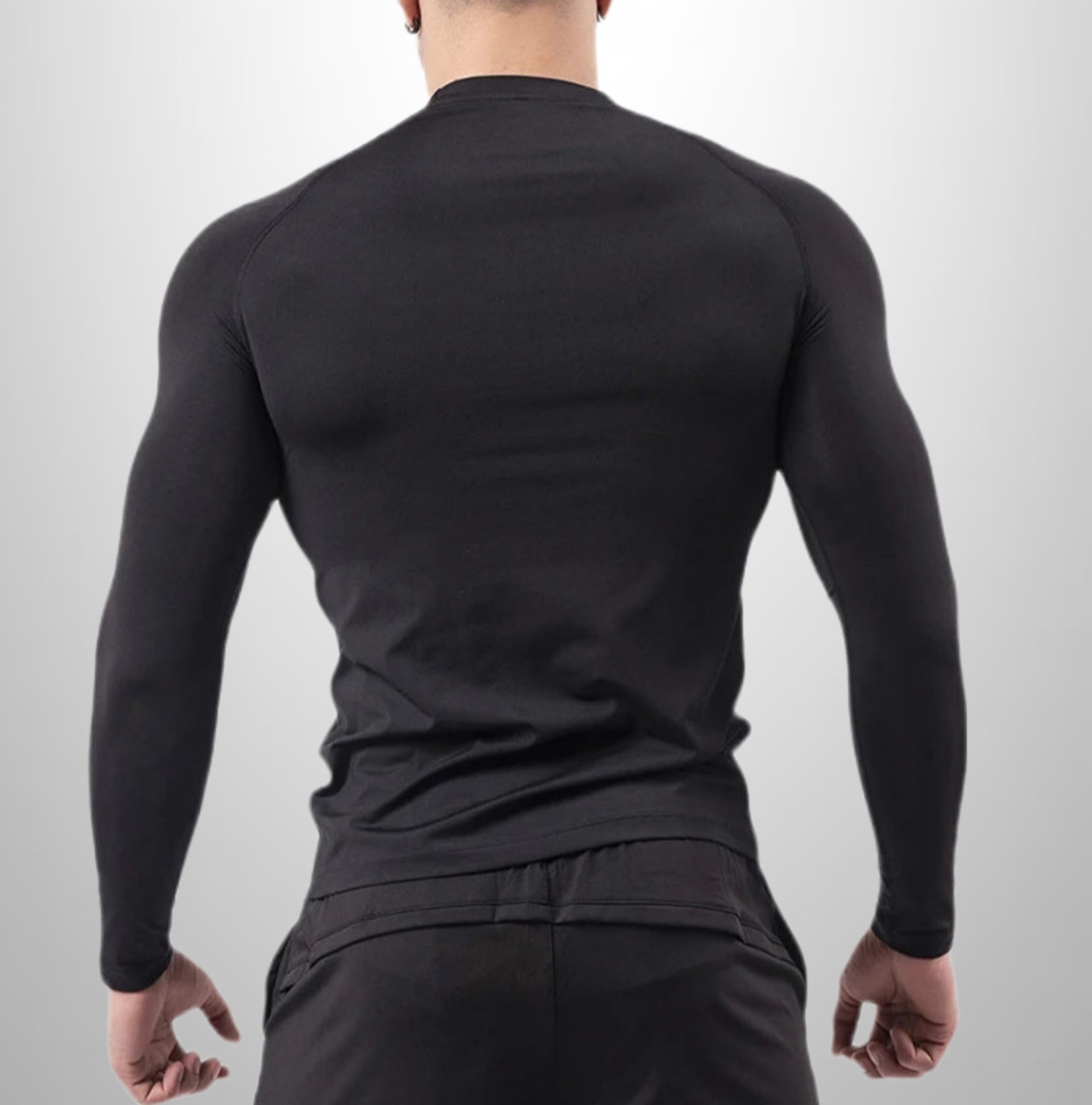 Compression longsleeve shirt with Cross