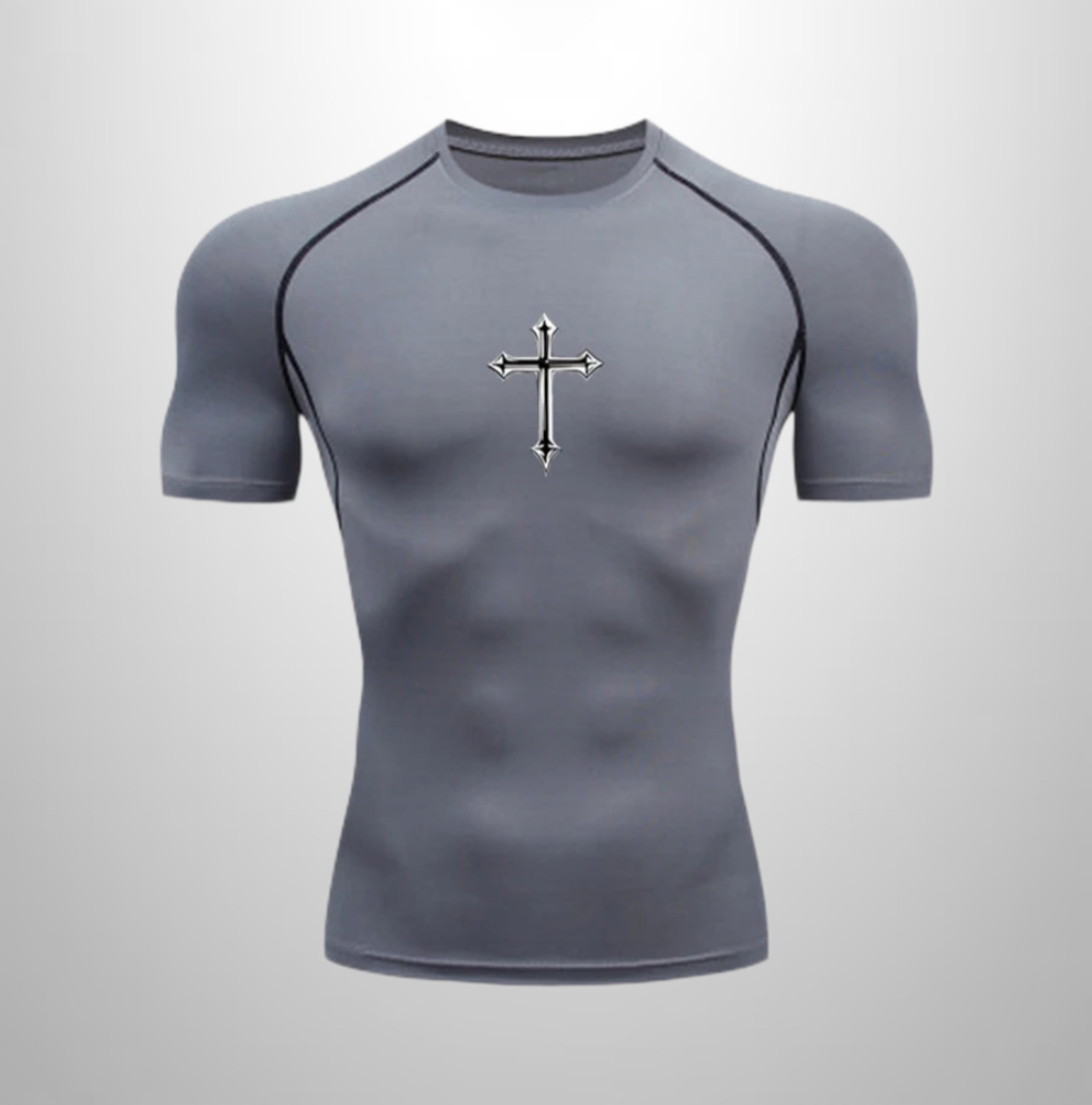 Compression shirt with Cross
