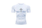 Compression shirt with Cross