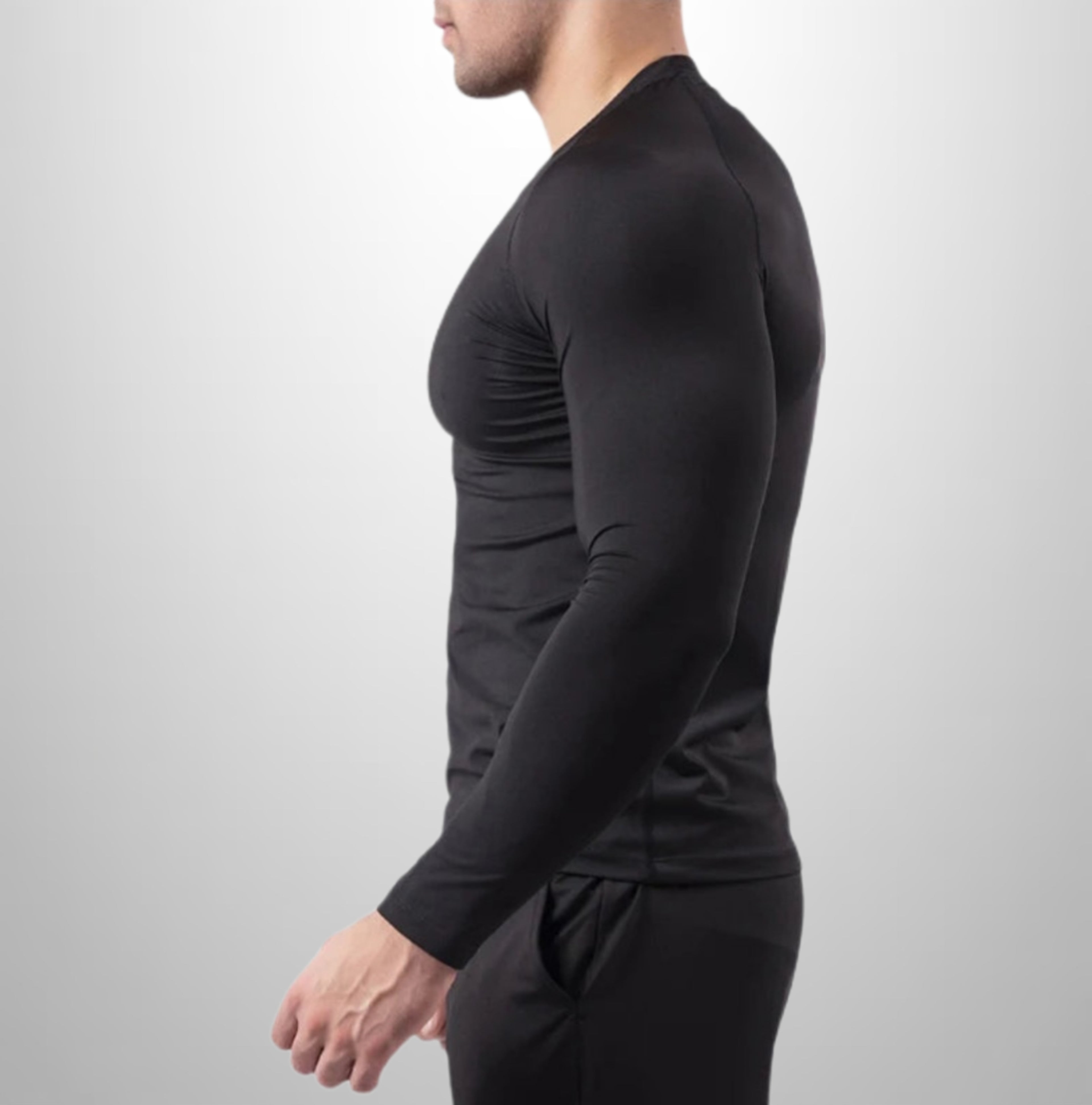 Compression longsleeve shirt with Cross